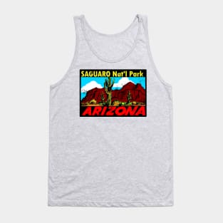 Saguaro National Park Arizona Vintage Tank Top